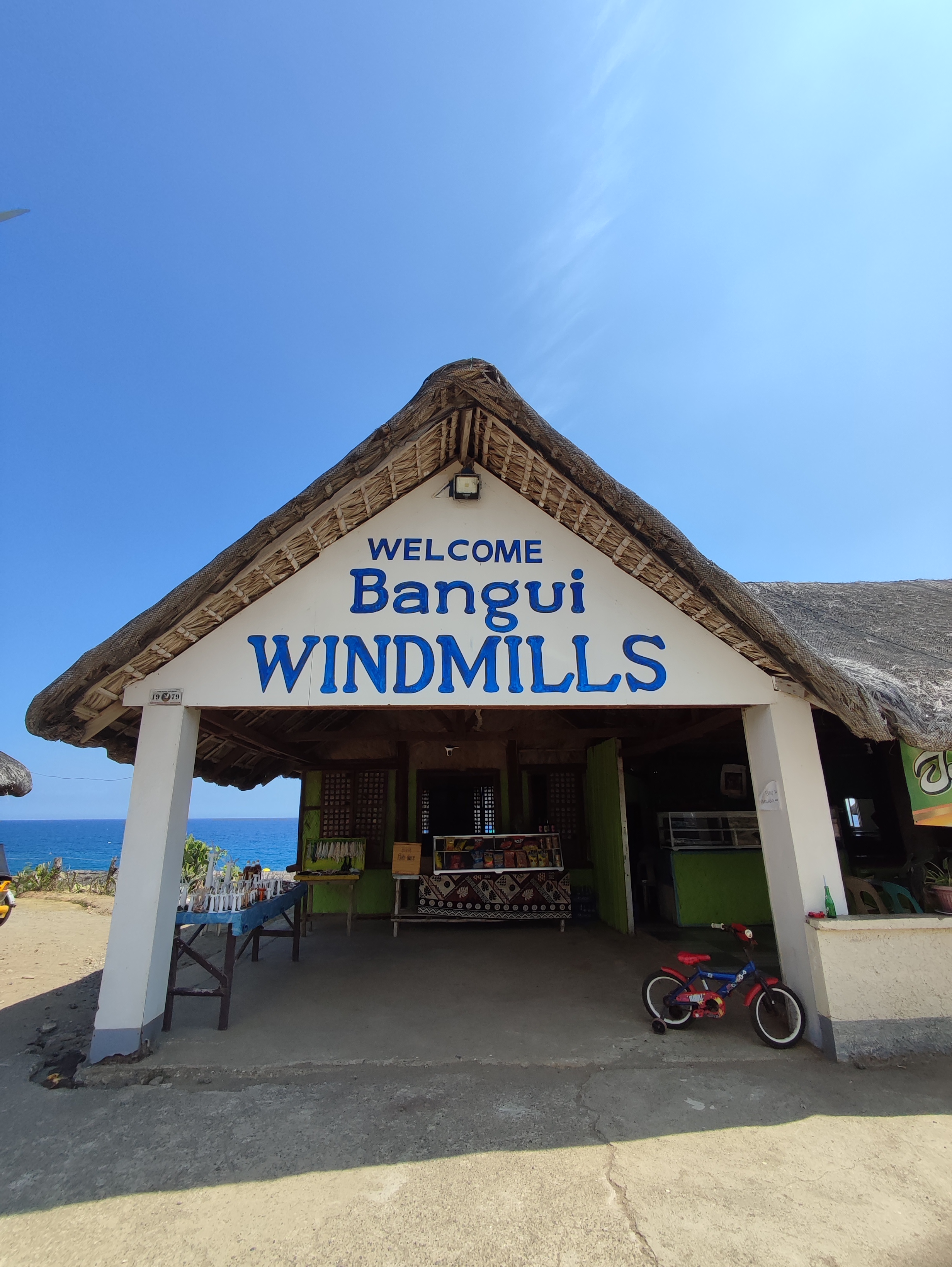 Bangui Windmills (Bangui Wind Farm) along the coastline of Bangui, Ilocos Norte, Philippines